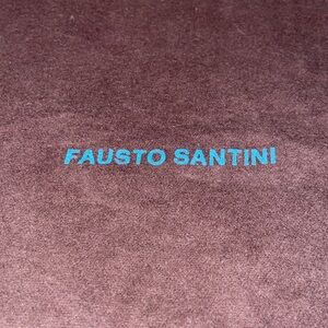 FAUSTO SANTINI Italy brown Dust Bag.